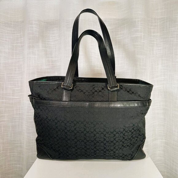 Coach Signature Multifunction Large Travel Tote Baby Diaper Bag - Picture 2 of 13